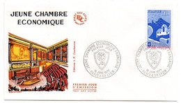 1977 --FDC - Jeune Chambre Economique  -- Cachet  PARIS & LYON ....à Saisir - 1970-1979