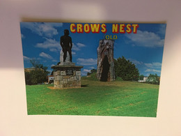 (U 18) Australia - QLD - Crows Nest Jimmy Crow Statue (W7) - Far North Queensland