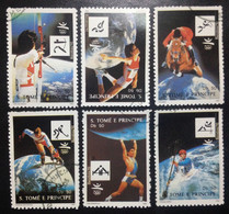 L2P5, Sao Tome And Principe, Stamps CTO, « OLYMPIC GAMES », 1992 - Summer 1992: Barcelona