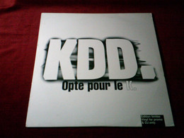 KDD  ° OPTE  POUR LE K  °°  DOUBLE VINYLE  PROMO EDITION LIMITE - Rap & Hip Hop