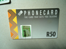 SOUTH AFRICA  USED  CARDS ADVERSTISING  2 SCAN - Südafrika