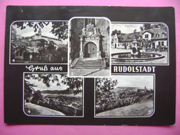 RUDOLSTADT - Heidecksburg - Brunnen Im Hof - Schloßausgang, Stadtkirche - 1960s Unused - Rudolstadt