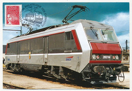 FRANCE - Cachet Temp "Exposition Philatélique Des Cheminots - PARIS" 4-5 Février 1998 / CPM Type BB 26000 Sybic - Trains
