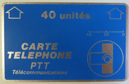 FRANCE - Landis & Gyr - Carte Telephone PTT - Dec 1985 - 40 Units - A14 - Used - Phonecards: Internal Use