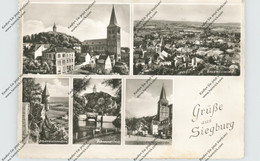 5200 SIEGBURG, Grüße Aus..., Mehrbild-AK 50er Jahre - Siegburg