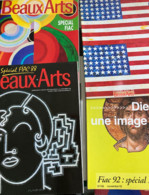 FIAC - Foire Internationale D’Art Contemporain : 9 Revues (Art Press & Beaux Arts) : Art Press N°85/140/162 (1984/91) - - Lots De Plusieurs Livres