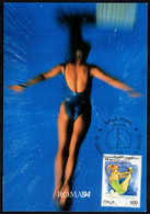 ITALIA ROMA 1994 - VII WORLD SWIMMING CHAMPIONSHIPS - ROMA '94 - TUFFI / DIVING - CARTOLINA UFFICIALE - Duiken