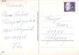 Sweden & Marcofilia, Tallbit, Coarse-billed Specie, Pachycoccyx, Stockholm To Gotemburg 1993 (723) - Storia Postale