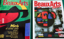 MIRO : 2 N° De BEAUX ARTS (N°10 & 112 / 1984/93) - Lots De Plusieurs Livres