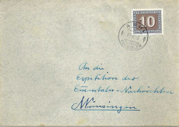 Brief  Arni Bei Biglen - Münsingen            1945 - Cartas