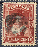 Stamp Hawaii 1882  Used 15c  Lot27 - Hawaï