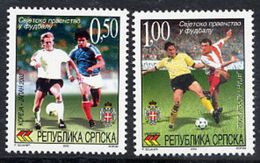 BOSNIAN SERB REPUBLIC 2002 Football World Cup MNH / **.  Michel 243-44 - Bosnien-Herzegowina