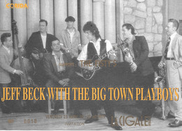 TICKET DE CONCERT JEFF BECK WITH THE BIG DOWN TOWN PLAY LA CIGALE PARIS 9/07/1998 - Konzertkarten