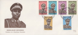 Enveloppe  FDC   1er  Jour   RWANDA   Président   Général - Major   HABYARIMANA   1970 - 1970-1979