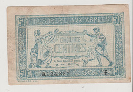 1 BILLET TRESORRERIE AUX ARMEES 50C - Mezclas - Billetes