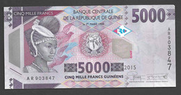 GUINEA  : Banconota 5000 Franchi - 2015 - P49 - UNC - Guinée