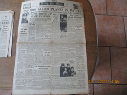 DAILY MAIL WEDNESDAY DECEMBER 20.1944 THE NEWSPAPER FOR THE ALLIED TROOPS - Oorlog 1939-45