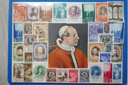 31 ITALIE VATICAN ENSEMBLE DE 34 TIMBRES NEUFS GARANTIS AUTHENTIQUES DE 1943 45 Avec Gomme - Neufs