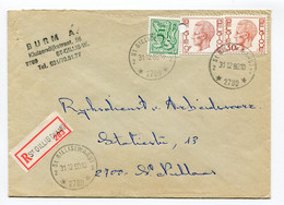 Sint Gillis Waas 2 - Burm Enveloppe Met Mooie Stempels En Zegels - Aangetekend Registered Recommandée - - Lettres & Documents