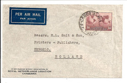 1/6 On Cover. Royal Netherlands Lagation Canberra - Postmark Collection