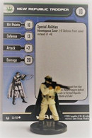 Star Wars Miniatures - Universe - 55 - New Republic Trooper - Commune - Other & Unclassified