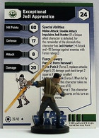 Star Wars Miniatures - Jedi Academy - 26 - Exceptional Jedi Apprentice - UNCO - Altri & Non Classificati