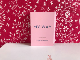 Armani - My Way, échantillon - Campioncini Di Profumo (testers)