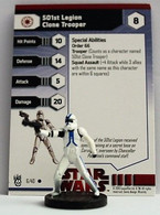 Star Wars Miniatures - The Dark Times - 6 - 501st Legion Clone Trooper - COMMUNE - Sonstige & Ohne Zuordnung