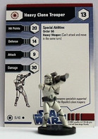 Star Wars Miniatures - Jedi Academy - 15 - Heavy Clone Trooper - COMMUNE - Other & Unclassified