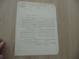 Garde Nationale De Paris XIè Légion Pièce Non Signée  Vierge 184? Formulaire Pour Déclaration De Mauvais état De Fusil - Documents