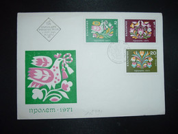 LETTRE TP Npoaem 1971 2ct + 1ct + 20ct OBL. - Covers & Documents