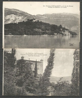 France - 2 CP De Environs De AIX-LES-BAINS - Châteaux De Châtillon Et De Bourdeau - Aix Les Bains