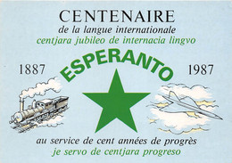 ¤¤   -   ESPERANTO   -  Centenaire De La Langue Internationale En 1987   -  Illustrateur     -   ¤¤ - Esperanto