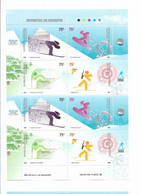 ARGENTINA 2006 WINTER SPORTS SKI SNOWBOARD BIATHLON MINIATURE SHEET MINT MNH VF - Nuovi