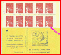 Carnet Marianne De Luquet - Y&T N° 3419-C12 - Daté - Neuf** - Usage Courant