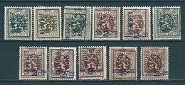 PREO Samenstelling 1931 => 1937 Op Nr 278 - 279 - 280 - 315 - Typo Precancels 1929-37 (Heraldic Lion)