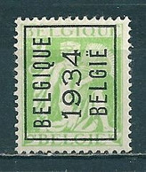 PREO 274 Op Nr 335 BELGIQUE 1934 BELGIE - Positie A - Sobreimpresos 1932-36 (Ceres Y Mercurio)