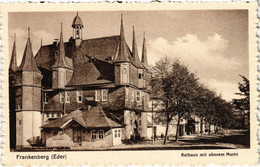 CPA AK Frankenberg Rathaus Mit Oberem Markt GERMANY (1018327) - Frankenberg (Eder)