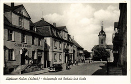 CPA AK Luftkurort Arolsen Hauptstrasse M Rathaus GERMANY (1018391) - Bad Arolsen