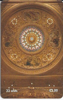 ISLE OF MAN - ORNATELY DECORATED CEILING - 6.000EX - Isla De Man