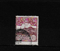 OBL  Y&T  36 MI 36 U 36 Mont Titan Et Ses Trois Tours  « Saint-Marin »  65/43 - Used Stamps