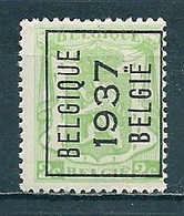 PREO 319 Op Nr 418A BELGIQUE 1937 BELGIE - Positie A - Typos 1932-36 (Cérès Und Mercure)