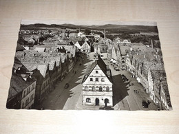 Lauf An Der Pegnitz, Blick Vom Kirchturm, Germany, Stamp Gasthof Weisses Rob, Marktplatz 41, Georg Behringer - Lauf