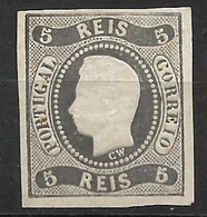 Portugal 1866 - D. Luís – Fita Curva Afinsa 19 - Unused Stamps