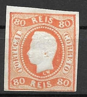 Portugal 1866 - D. Luís – Fita Curva Afinsa 24 - Unused Stamps
