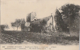 SOMMESOUS - L'Eglise Entièrement Brulée - Other & Unclassified