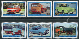 ROMANIA 1975 Motor Vehicle Manufacture MNH  / **.  Michel 3303-08 - Unused Stamps