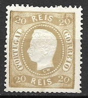 Portugal 1867 - D. Luís – Fita Curva Em Relevo - Afinsa 29 - Neufs