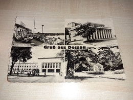 Dessau, Germany, Hauptbahnhof, Stadtpark, Landestheater, HO Gaststätte Kornhaus, DDR - Dessau