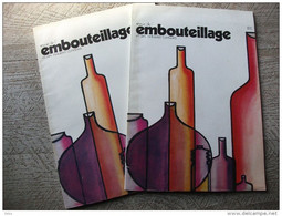 Lot 2 Revues De L' Embouteillage Et Des Industries Connexes Emballage Déchets Vins Alcool Publicité Lait - Cooking & Wines